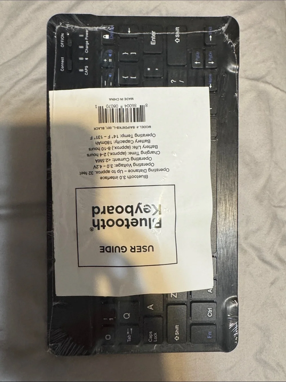 Bluetooth Keyboard Wireless Mini Keyboard - Black